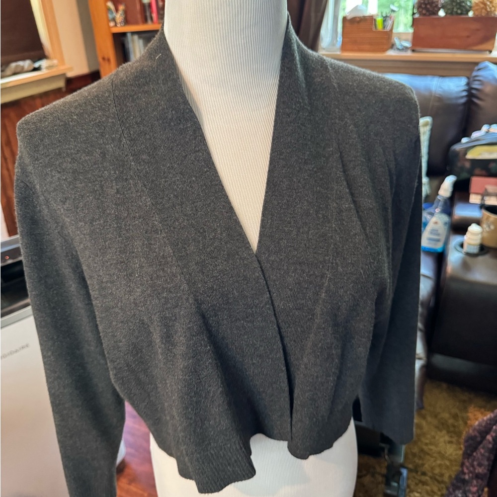 Calvin Klein Gray Sweater Cardigan XL